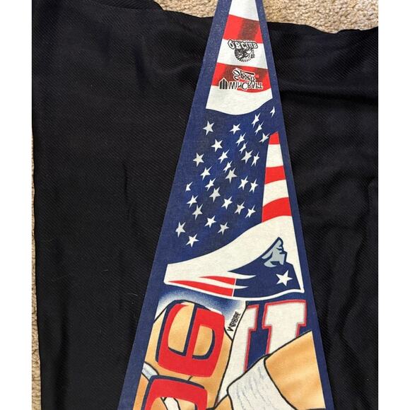 Officially Licensed NE Patriots NOS Drew Bledsoe Banner Football Wincraft USA - Picture 2 of 8